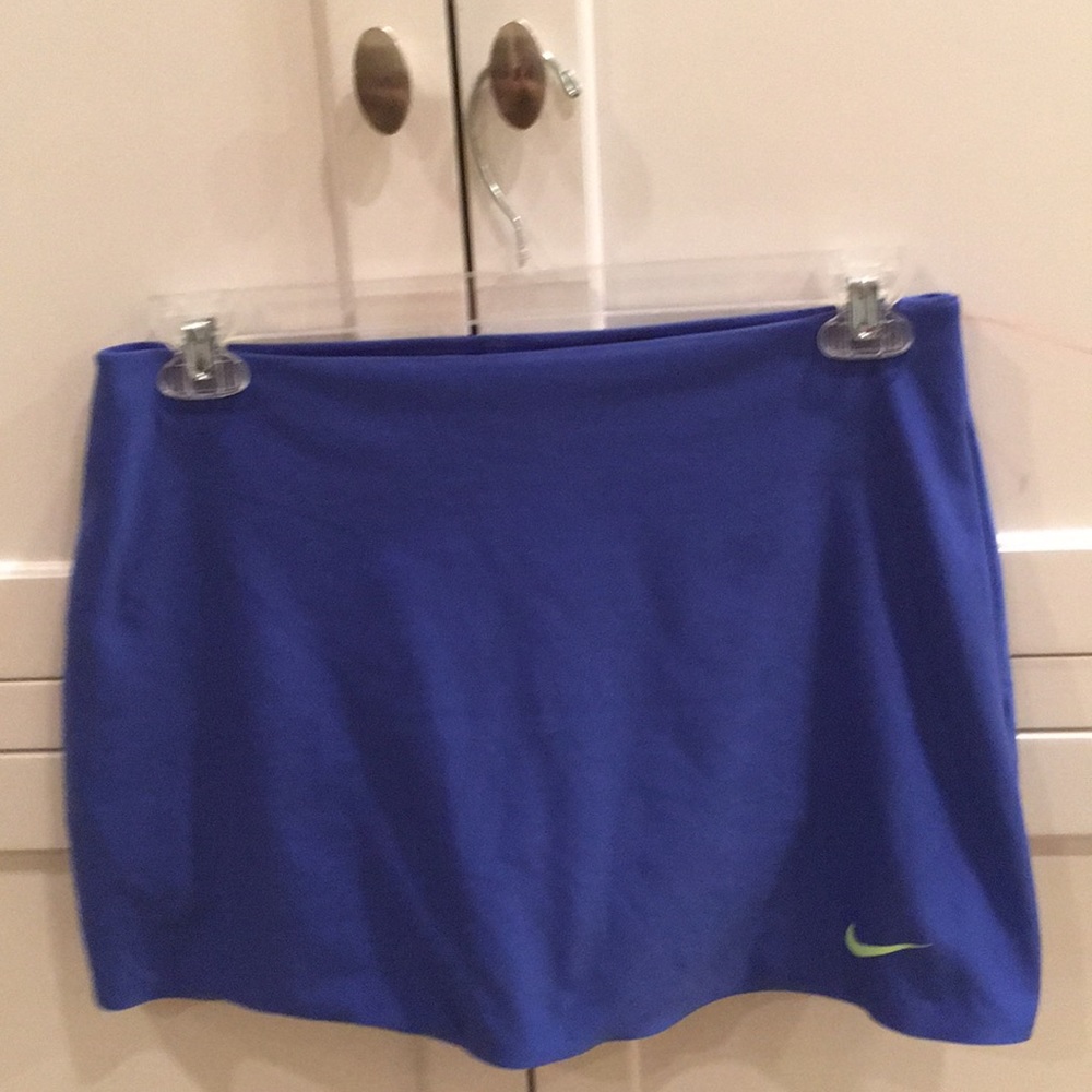 Large purple nike tennis skirt.